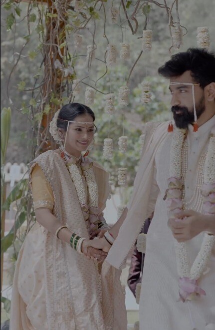 Titeeksha Tawde-got-married-to-drishyam-2-fame-Siddharth-Bodke