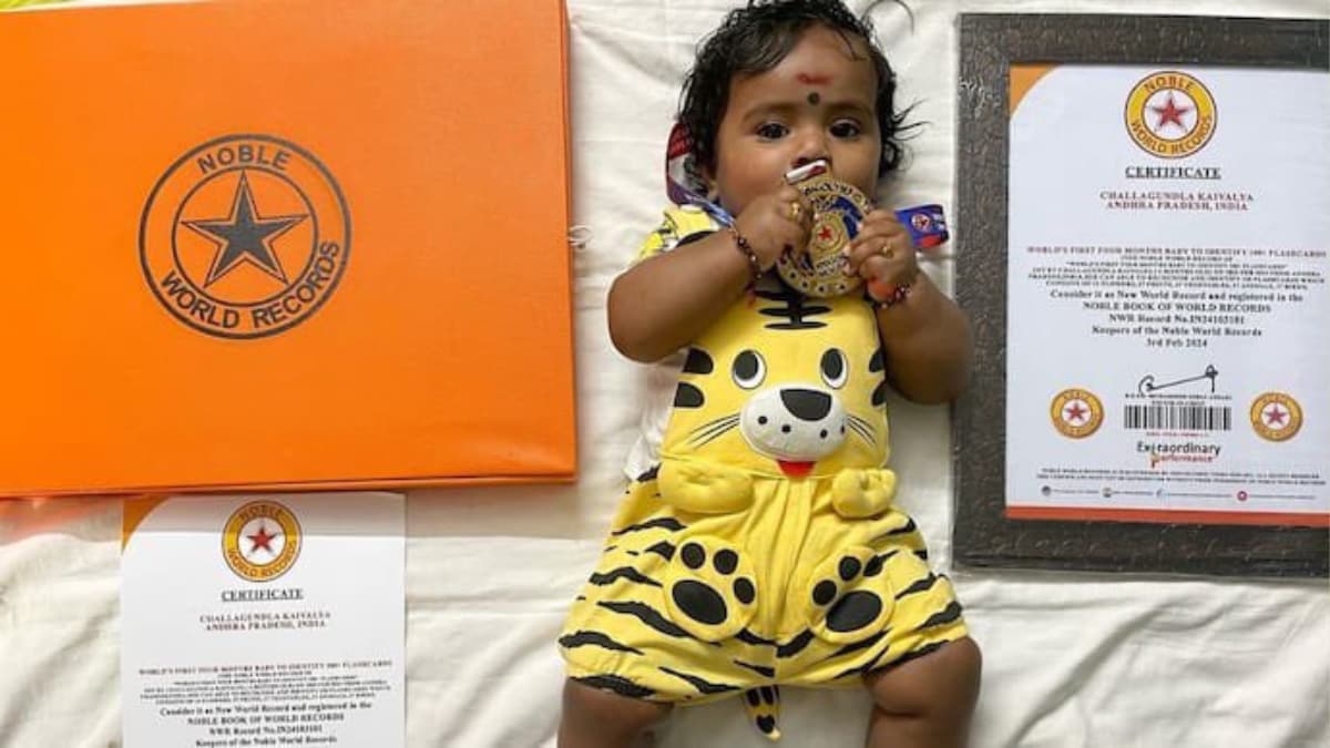 World's first four-month-old baby to identify 100+ flashcards snk 94