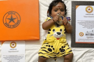 World's first four-month-old baby to identify 100+ flashcards snk 94