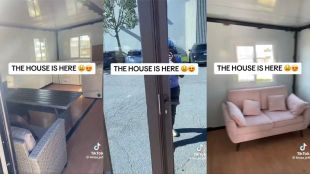 amazon foldable house viral video