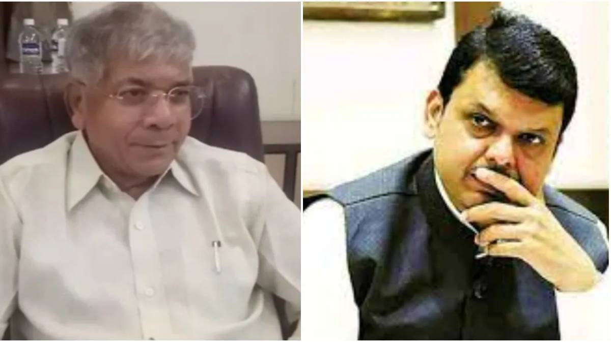dcm devendra fadnavis vba leader prakash ambedkar