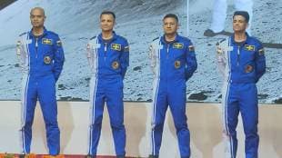 PM Modi Announces Four Astronauts For India’s Gaganyaan Mission Marathi News, Prashanth Balakrishnan Nair, (Group Captain) Angad Prathap, Ajit Krishnan and Shubanshu Shukla