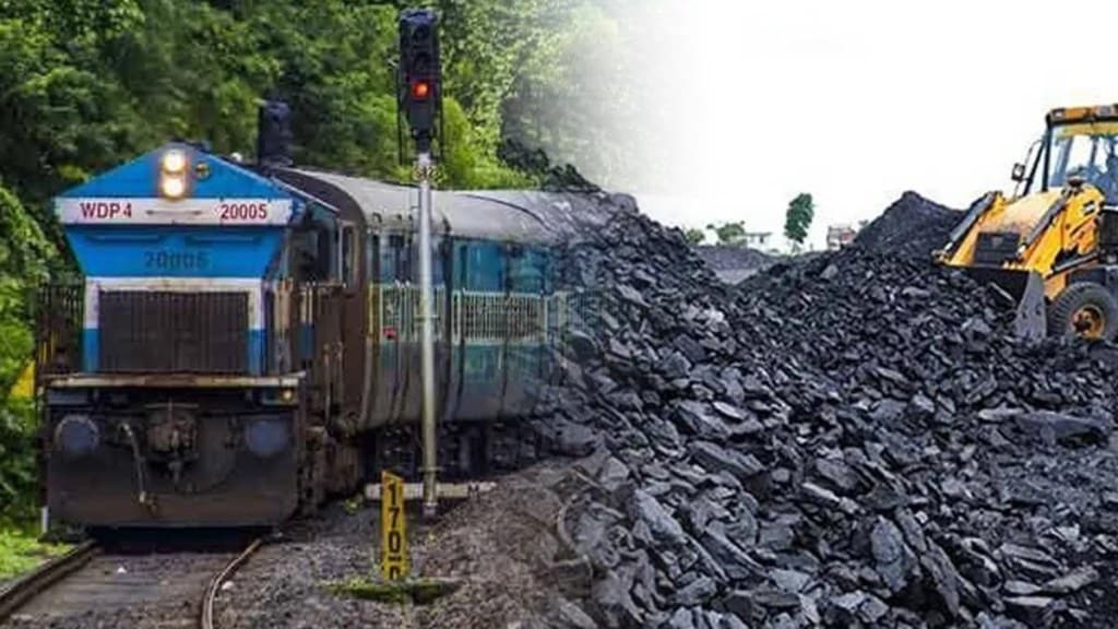 railway coal transportation marathi news, rupees 3421 crores from coal transportation