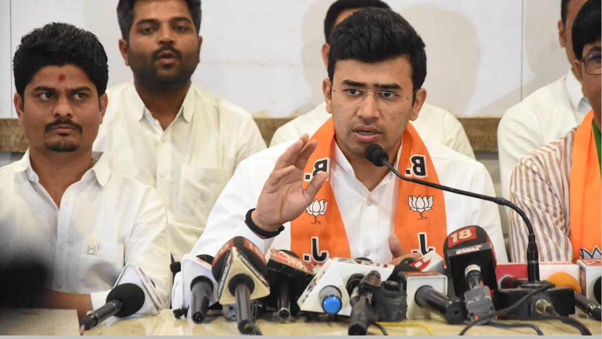 tejasvi surya marathi news, tejasvi surya nagpur marathi news