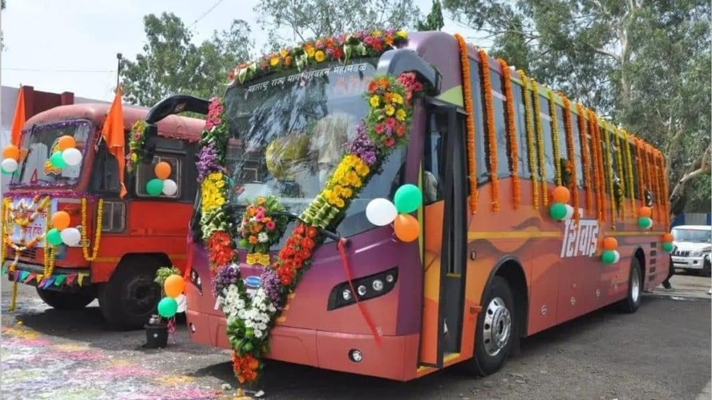 nashik borivali electric bus marathi news, nashik to borivali st bus marathi news