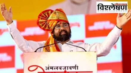 loksatta analysis cm eknath shinde campaign towards hindutva issue for lok sabha election