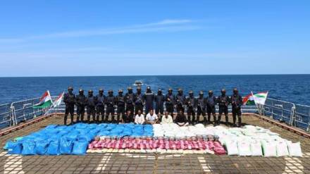gujarat drug bust indian navy seizes 3300 kg of drugs in Gujarat