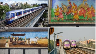 Kolkata metro is reshaping its urban landscape with captivating murals