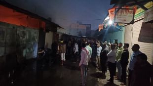 fire broke out at the vegetable market in the daily market of Bhusawal town