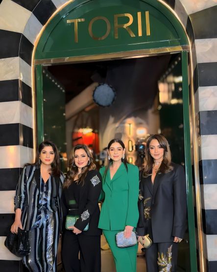 Bhavna Pandey, Maheep Kapoor, Neelam Kothari Seema Sajdeh attended gauri khans torii restaurant

