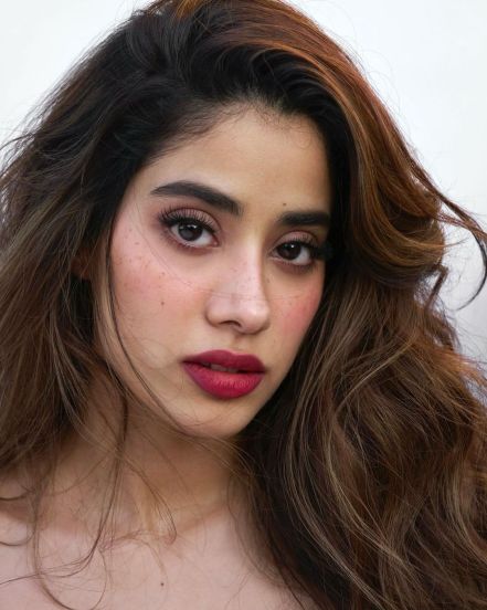 Janhvi Kapoor flaunts valentines look in lace and satin corset maxi dress