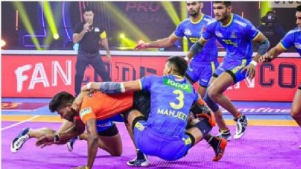 Performance of Pankaj Mohit from Wadala slum in Pro Kabaddi League mumbai