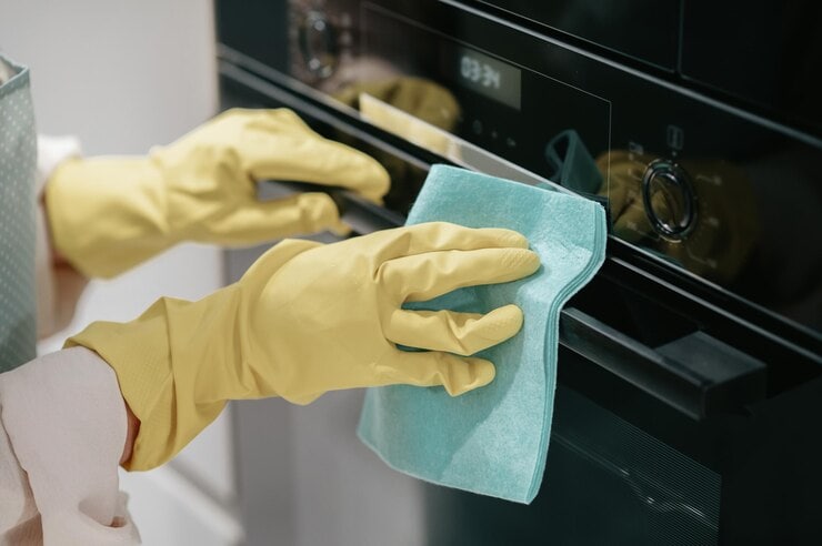 4 simple way to clean modular kitchen trolly at home kitchen racks cleaning tips