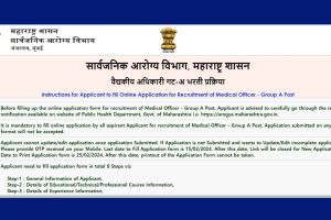 Maharashtra Public Health Department Recruitment 2024 for 1729 MO Posts