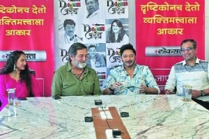 A chat with Mahesh Manjrekar and Shreyas Talpade about film actors during Loksatta Adda Entertainment news