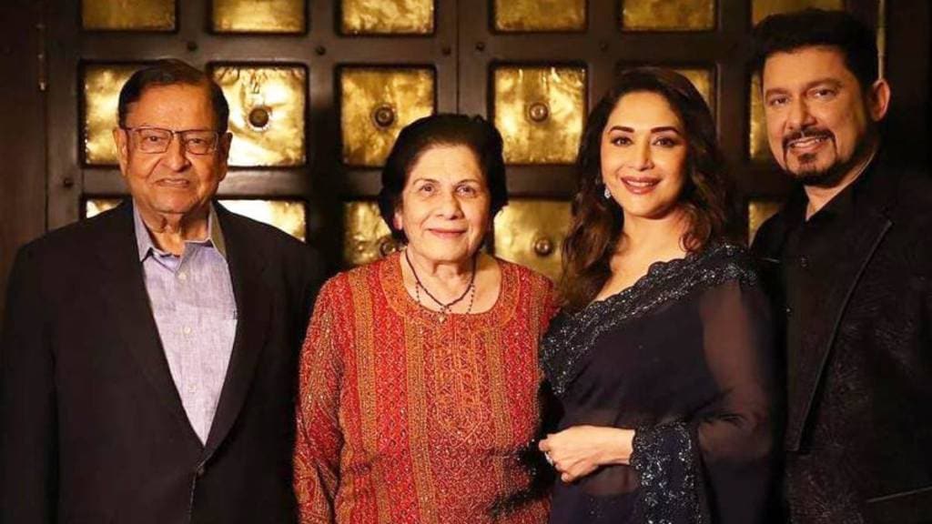 madhuri dixit father in law completed higher studies from england
