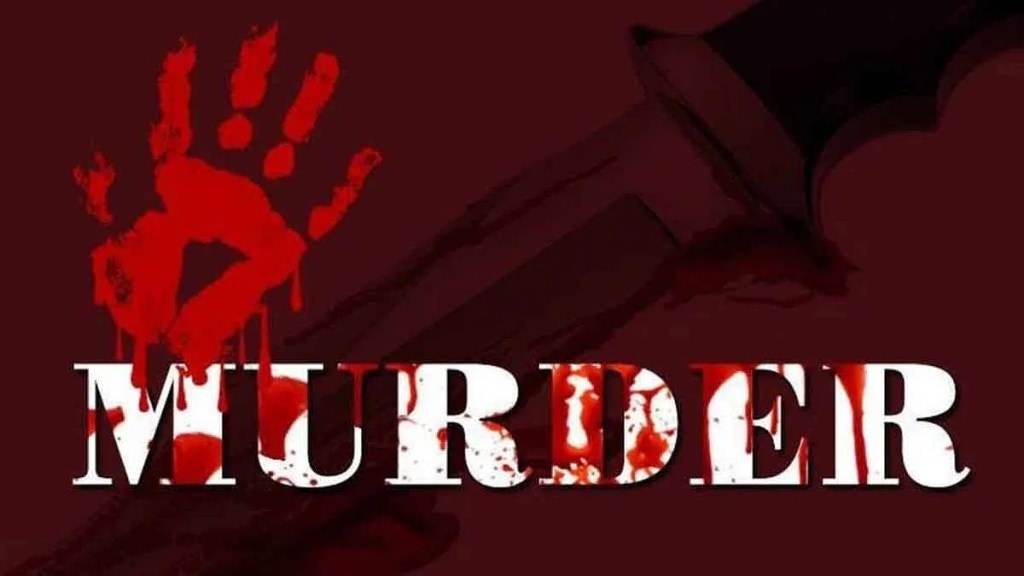 man parades with-wife severed head