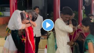 Brother crying at her sister wedding bidai