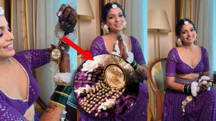 pooja sawant haldi look