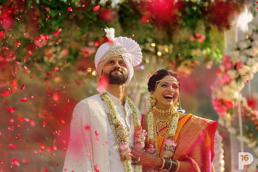 pooja sawant and siddhesh chavan wedding dreamy photos