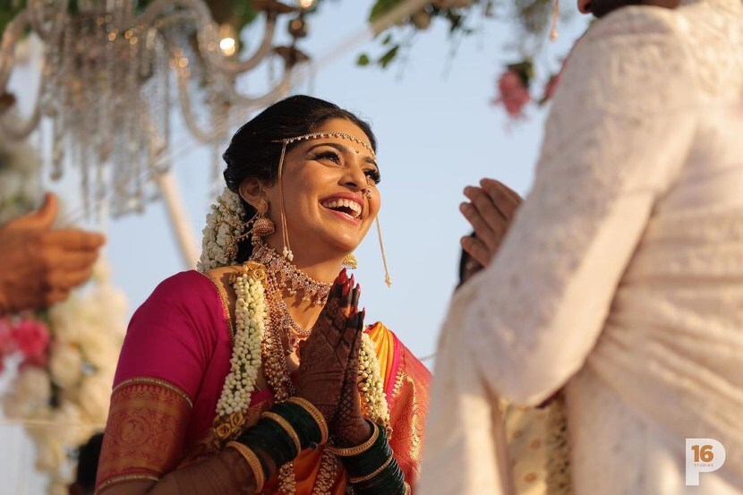 pooja sawant and siddhesh chavan wedding dreamy photos