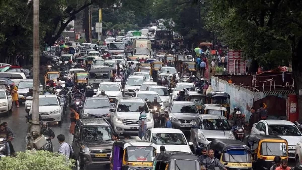 On the occasion of Shree Shiv Jayanti changes in traffic of central area