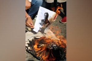 nagpur university police complaint veer savarkar effigy burnt kunal raut bjp congress