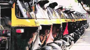 Agitation against rickshaw driver who refusing fares