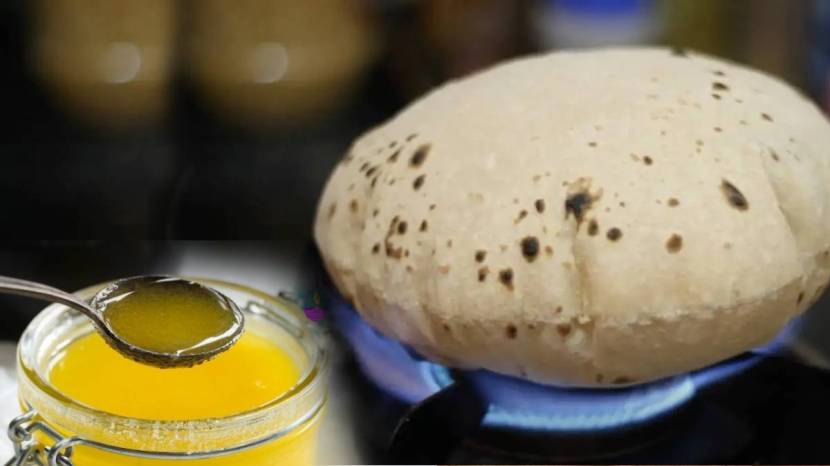 Benefits Of Eating Ghee On Chapati Daily Can Tup or Ghee Help In Weight Loss Constipation How Much Ghee in a Day Is Enough