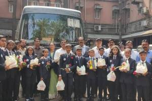 primary school students in kolhapur fly to Isro