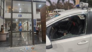 Police Commissioners vehicle vandalized in Chhatrapati Sambhajinagar