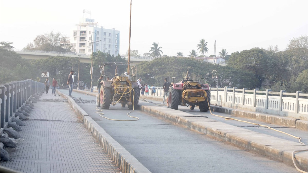traffic restrictions poona hospital yb chavan bridge closure repair