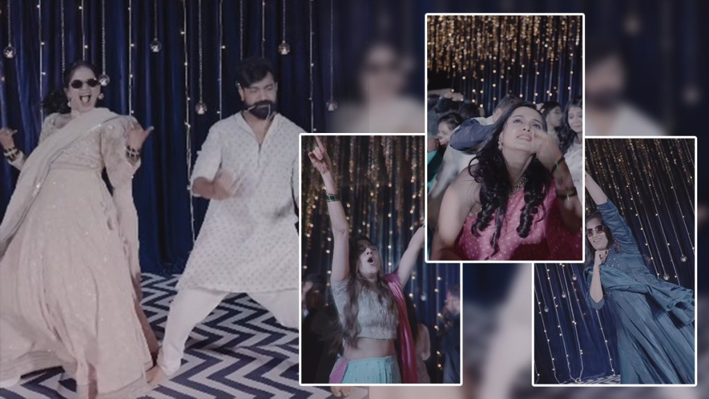 titeeksha tawde siddharth bodke share sangeet ceremony video