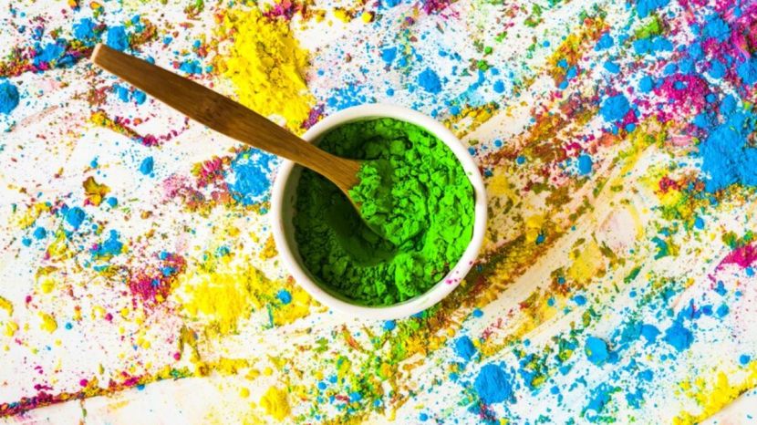 how to make DIY holi colors at home