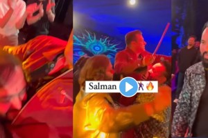 Anant Ambani lifts up salman khan