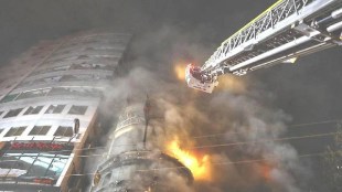 Fire at seven Storey Building