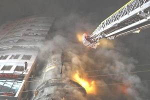 Fire at seven Storey Building