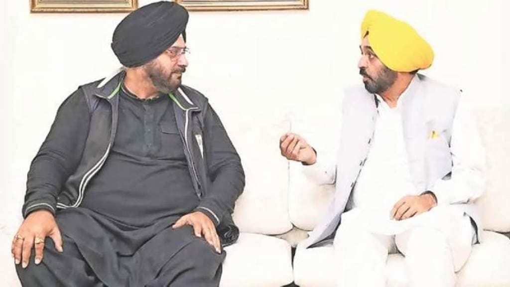 Bhagwant Mann, Navjot Singh Siddhu