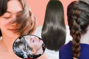 8 Poses For hair growth, healthy scalp,