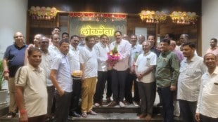 MP Sanjay Mandlik felicitated by NCP District President Babasaheb Patil Asurlekar