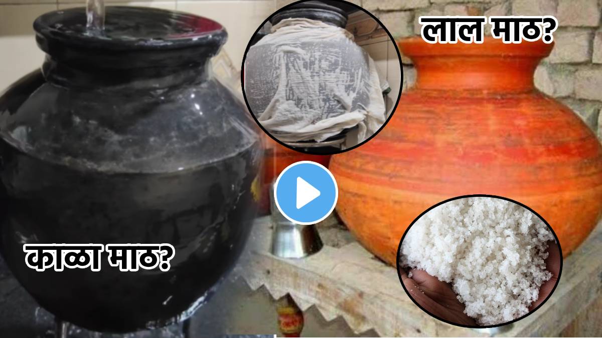 काळा की लाल कोणता माठ वापरावा? पाणी थंड करण्याचा जुगाड । Video Black
