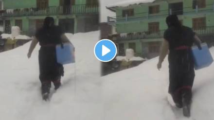 woman walk 15 kilometer on foot to distribute polio vaccine in kullu video