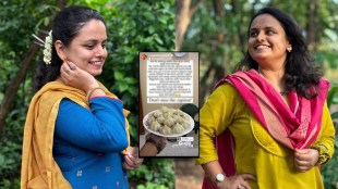 Mugdha Vaishampayan is happy to eat Modak in Andaman photo viral