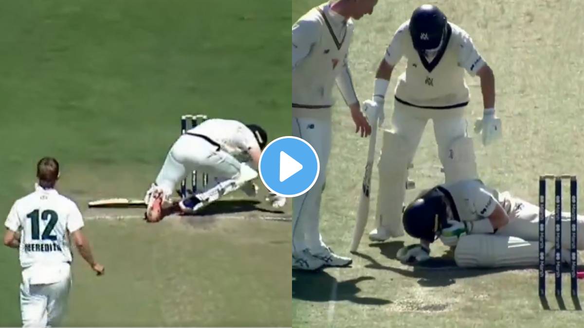 Will Pucovski retired hurt after massive helmet blow in Sheffield Shield clash
