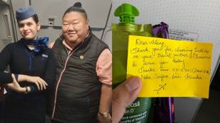Viral Post Nagaland minister Temjen Imna Along travels IndiGo flight and received special note from IndiGo crew