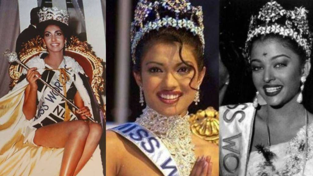 Priyanka Chopra Aishwarya Rai Bachchan Manushi Chhillar Indian beauties who went on to become Miss World