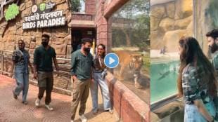 Gautami Deshpande visit with husband Swanand Tendulkar byculla zoo Rani Baug video viral