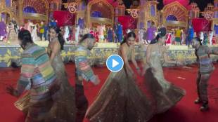 Ambani's future daughter in law Radhika Merchant and Orry are playing garba together video viral