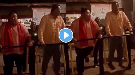 Nagaland minister Temjen Imna Along enjoying his cardio workout in an open gym Watch ones viral video
