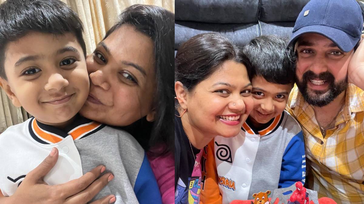 Maharashtrachi HasyaJatra Fame Namrata Sambherao share wishing post for son rudraj